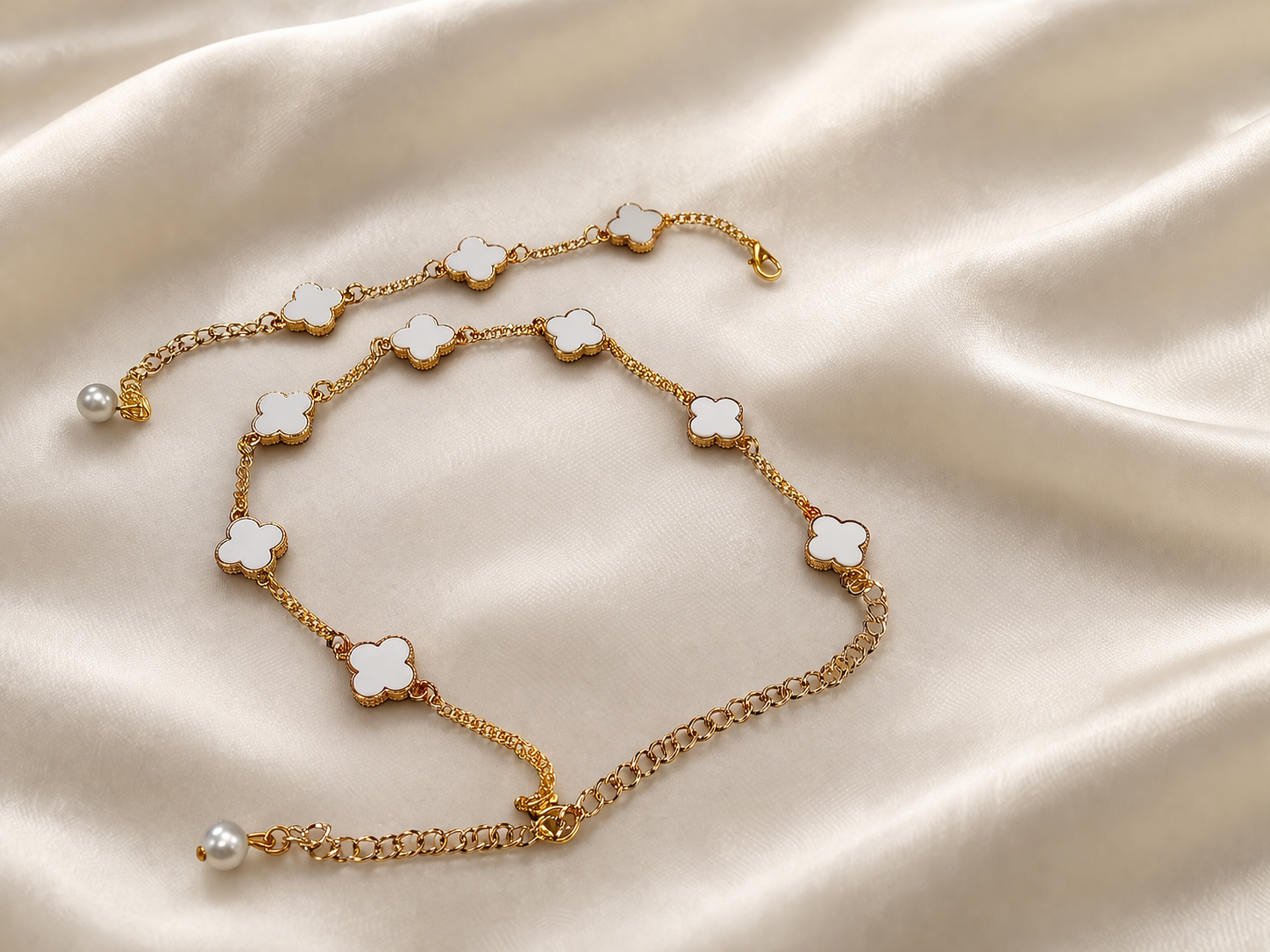 2-side wearable necklace & bracelet